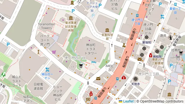WeWork 神谷町トラストタワーの周辺地図
