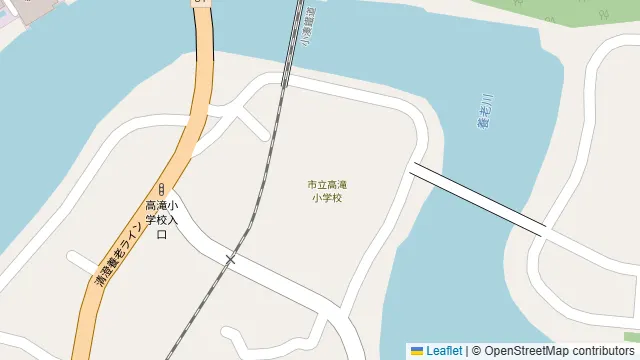高滝湖グランピングリゾートの周辺地図