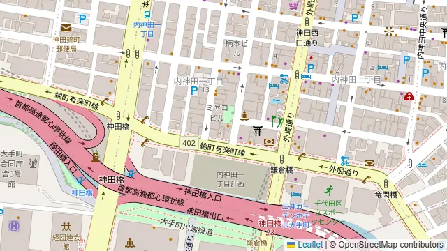 大手町ZIONの周辺地図