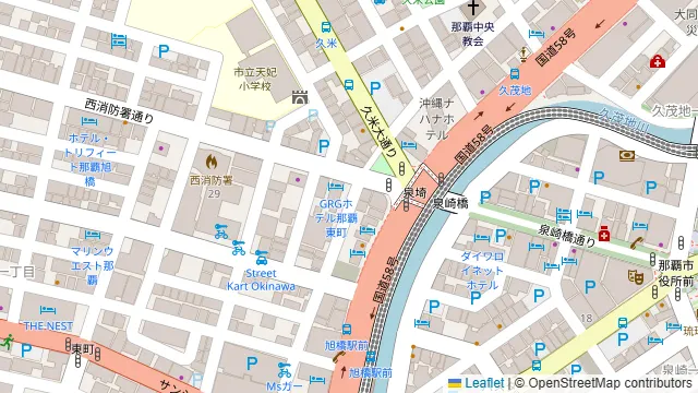 GRGホテル那覇東町の周辺地図