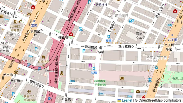 TIME SHARING 京橋 SC新京橋ビル 7Aの周辺地図