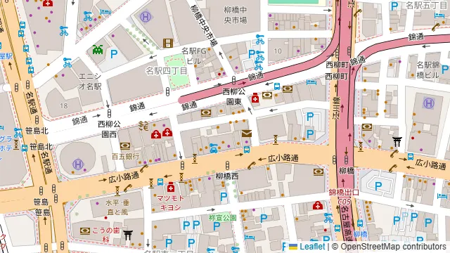 焼肉ホルモン 下町の牛 名古屋店の周辺地図
