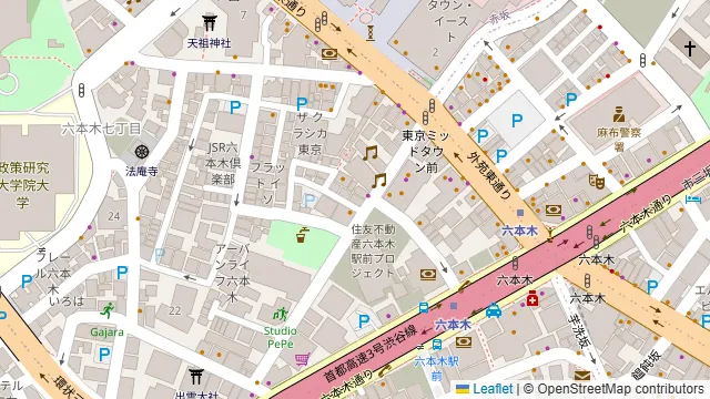 完全個室 THEM～ゼム～ 六本木の周辺地図