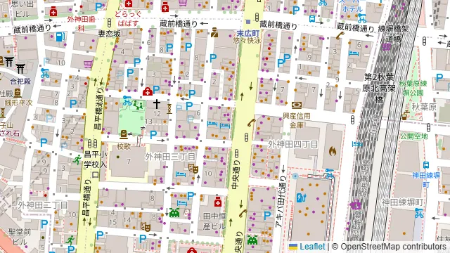 ビーフキッチンスタンド 秋葉原電気街口店の周辺地図