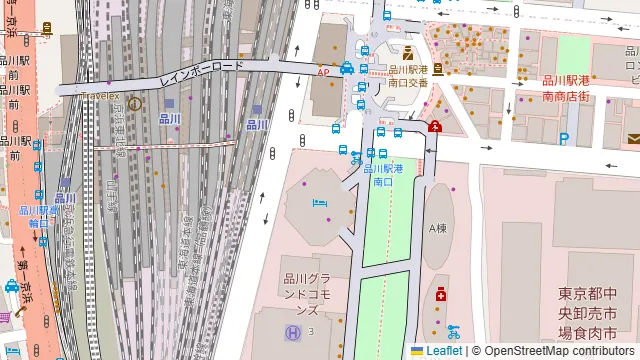 邸の庭 -やしきのにわ- 品川本店の周辺地図