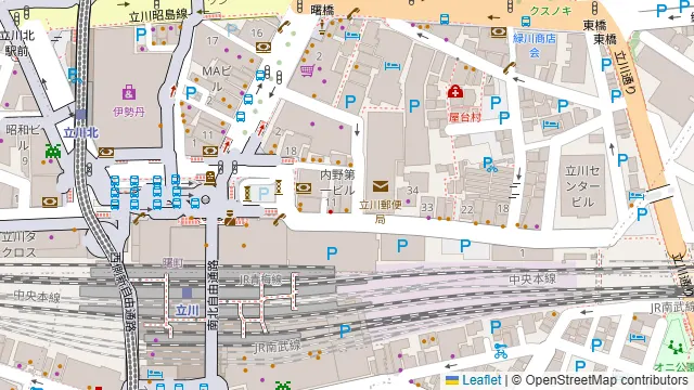 割烹料理 兜 立川店の周辺地図