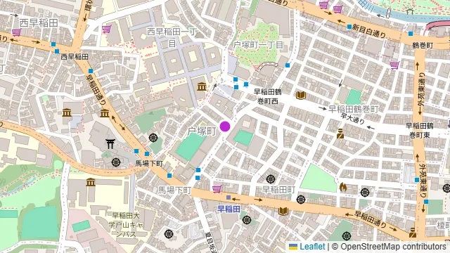 MID café（ミッドカフェ）早稲田店の周辺地図