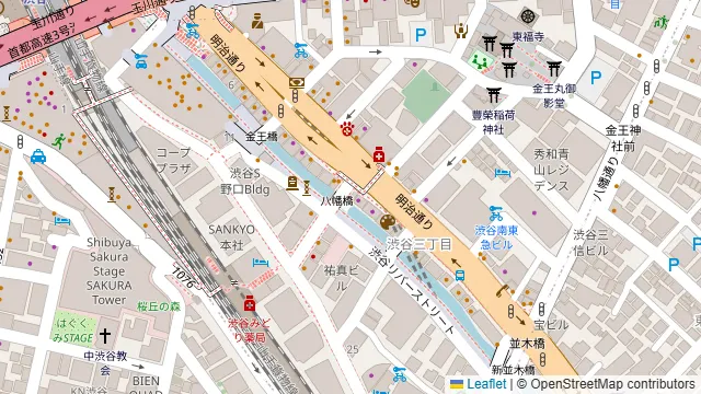 Colormell(カラメル)渋谷新南口1号店の周辺地図