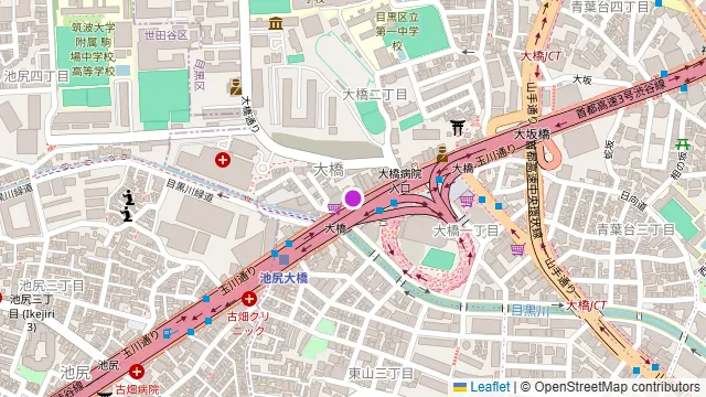 酒と麺 タイノタイ 池尻本店の周辺地図