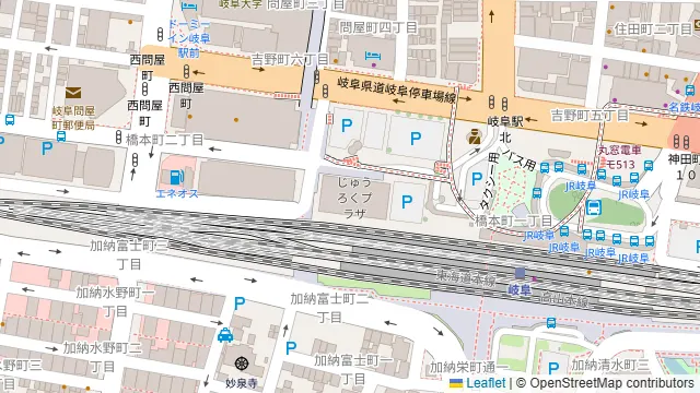 じゅうろくプラザの周辺地図