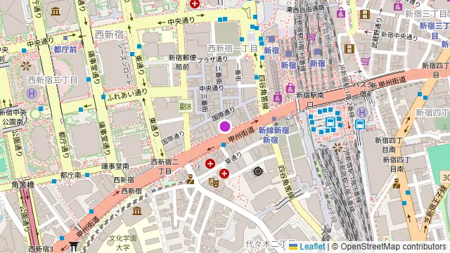 ふれあい貸し会議室 新宿セイコーの周辺地図