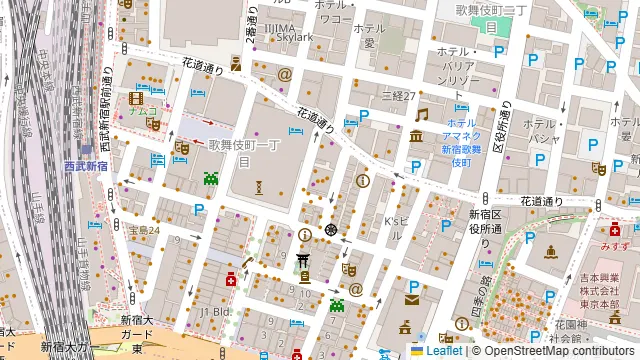 ACORN 新宿東宝ビル店の周辺地図