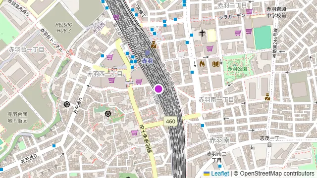 PRONTO(プロント)ビーンズ赤羽店の周辺地図