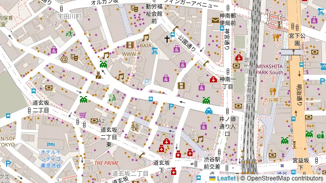 event lounge warpの周辺地図