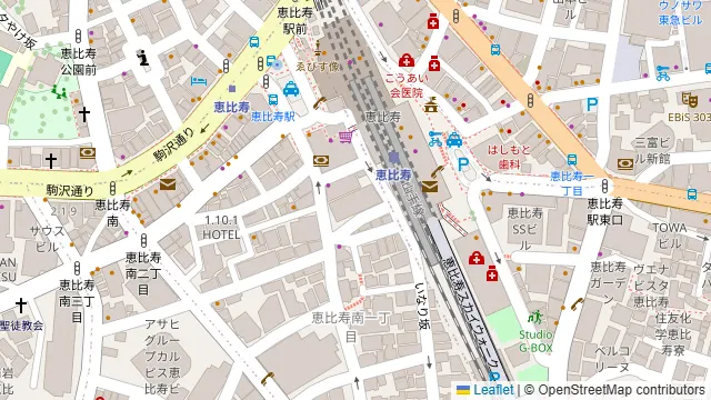 シーシャ 煙間 -エンマ 恵比寿店の周辺地図