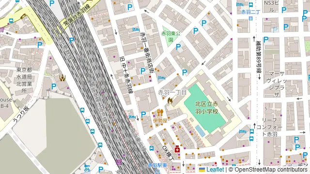 赤羽スペインクラブ TERATERAの周辺地図