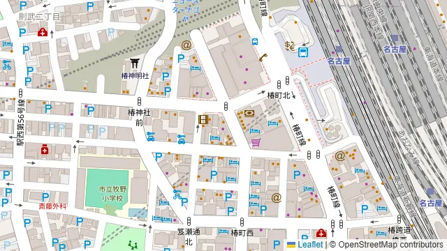 クロッシュブランの周辺地図