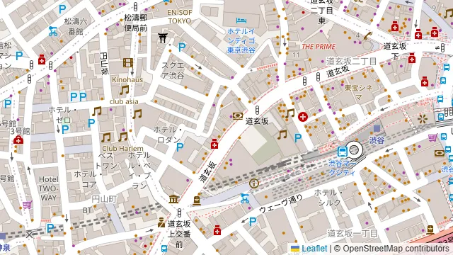 道玄坂教会 The Churchの周辺地図
