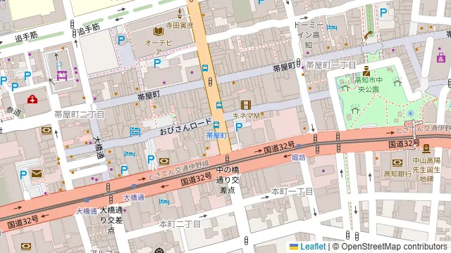 L'Cafe KOCHIの周辺地図