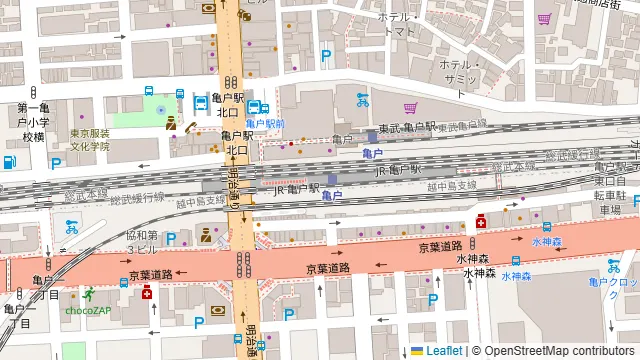 カラオケ館 亀戸駅前店の周辺地図