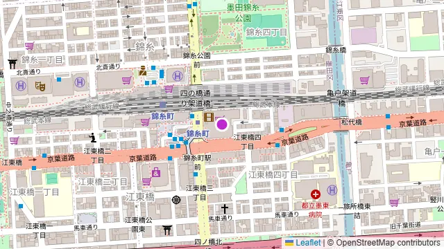 くいもの屋わん 錦糸町店の周辺地図