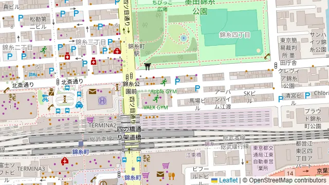 VALON TOKYO 錦糸町店の周辺地図