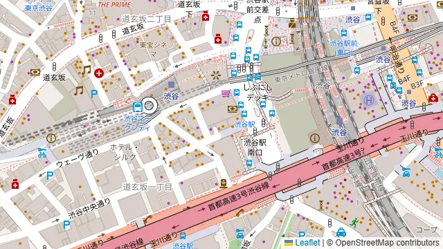 Restaurant & Bar Corn Barley Shibuyaの周辺地図