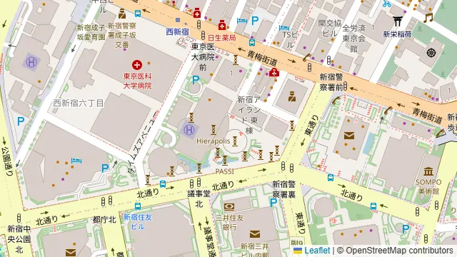 ザ サクラ ダイニング トウキョウの周辺地図
