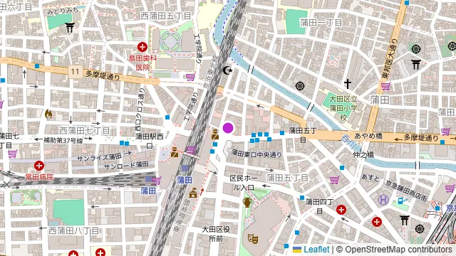 Darts UP(ダーツ アップ)蒲田店の周辺地図