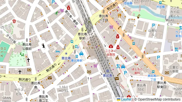 タント タント オステリア 恵比寿アトレ店の周辺地図