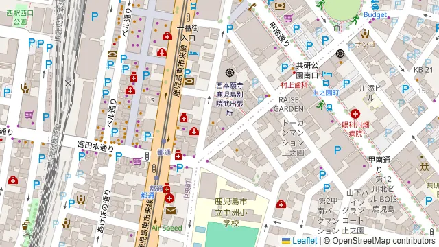 meets鹿児島東口会議室の周辺地図