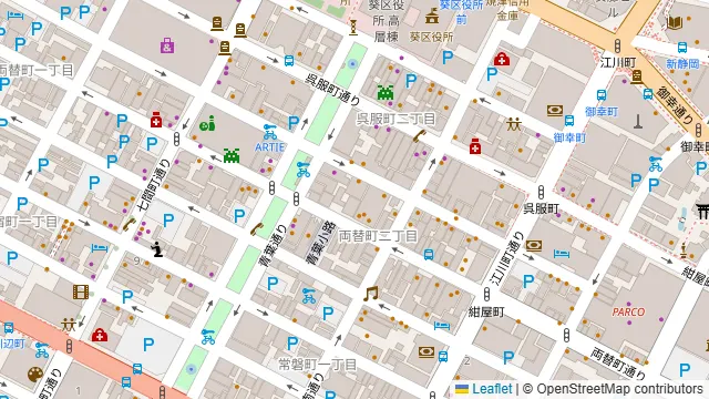 うお鶏 静岡駅店の周辺地図