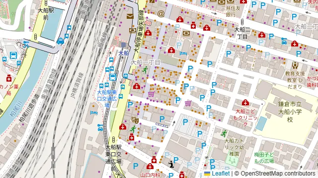 ROOF LESSの周辺地図