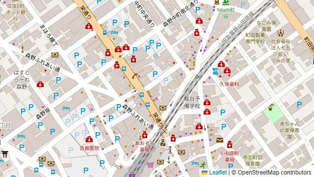 ESOLA 町田駅前店の周辺地図
