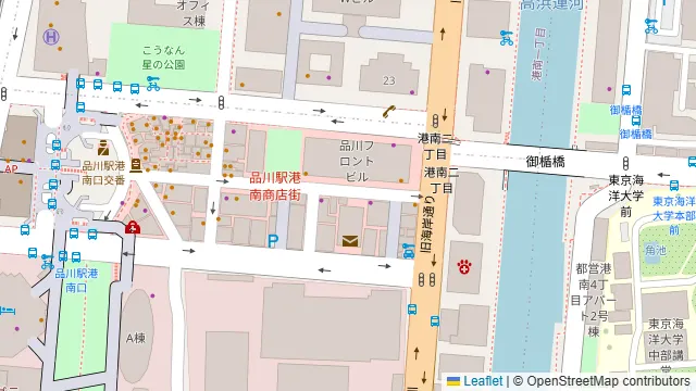ReSpace品川港南口の周辺地図
