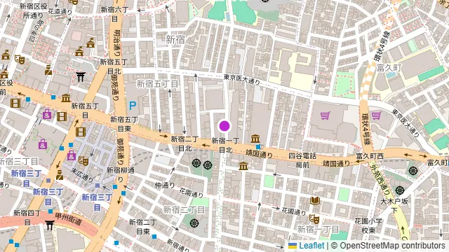 KOHA新宿２ndの周辺地図