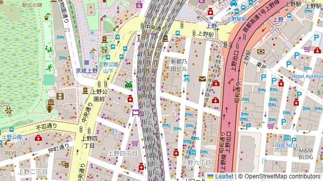 串カツ酒場 ひろかつ 上野アメ横店の周辺地図