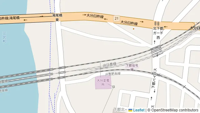 U-SPACEレンタルスペース大分店の周辺地図