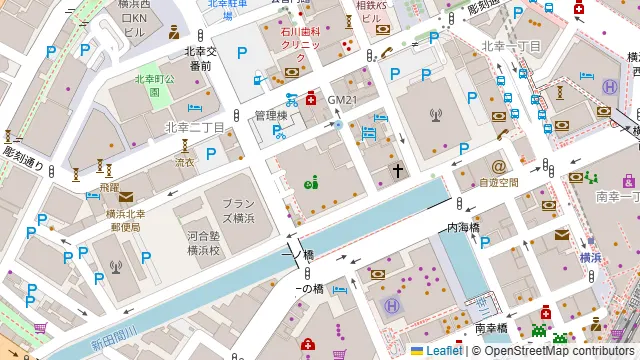 グレースバリ横浜西口店の周辺地図