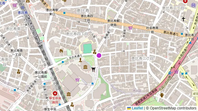 おだし 恵比寿店の周辺地図