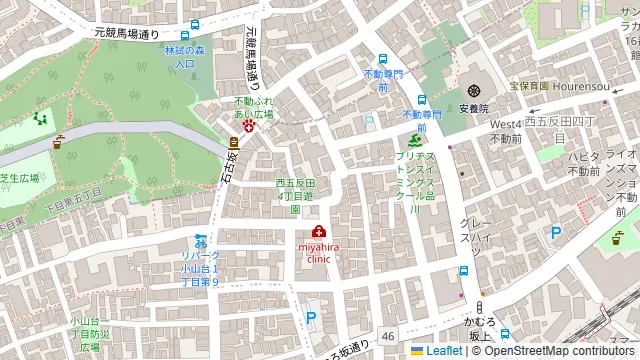 CHIKARA STUDIO目黒の周辺地図
