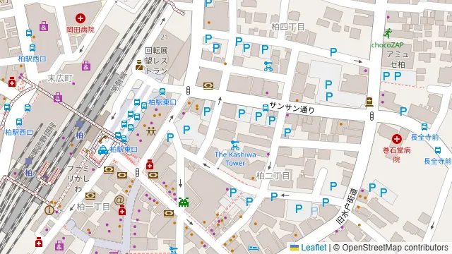KICHIRI柏の周辺地図