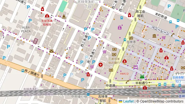 Italian Bar’R TOSCANA 吉祥寺店の周辺地図