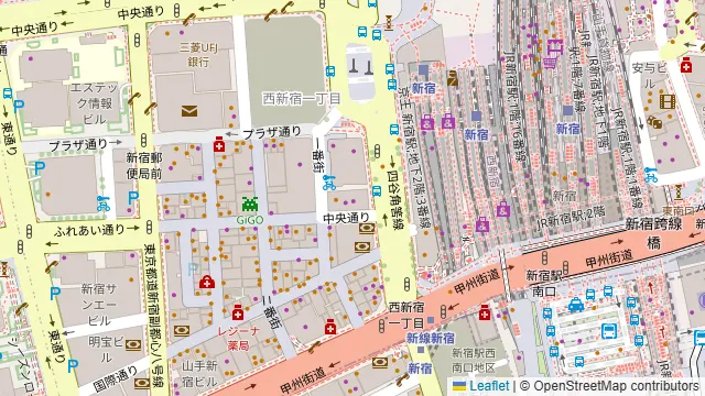 KICHIRI SHINJUKU WESTの周辺地図