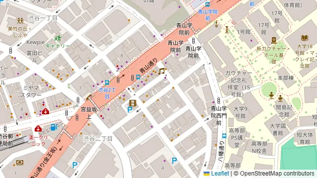 bliss space渋谷の周辺地図