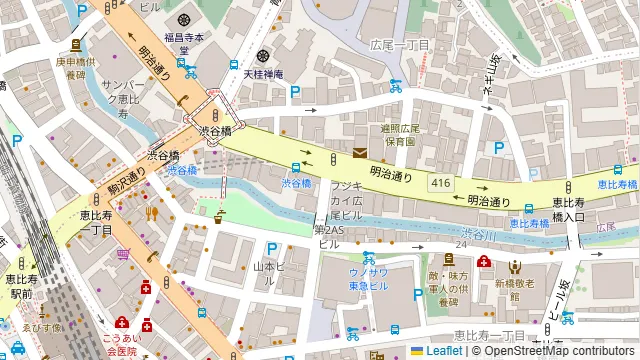 トマソンの周辺地図