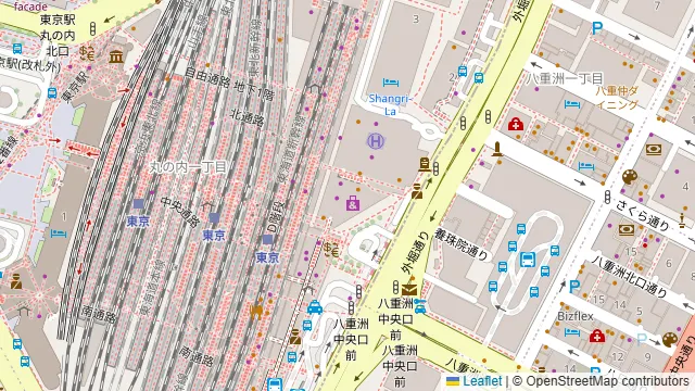 XEX TOKYO(ゼックス トウキョウ)の周辺地図