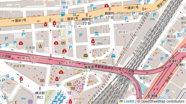 Darts UP(ダーツ アップ)横浜店の周辺地図