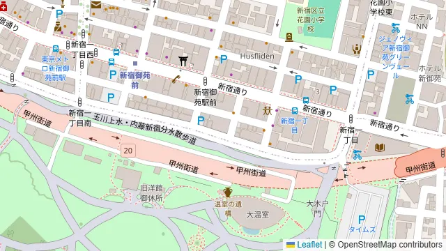 TIME SHARING 新宿御苑前 壱丁目参番館8Bの周辺地図
