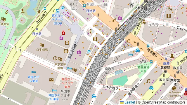 有楽町 CHURRASCO FIESTAの周辺地図